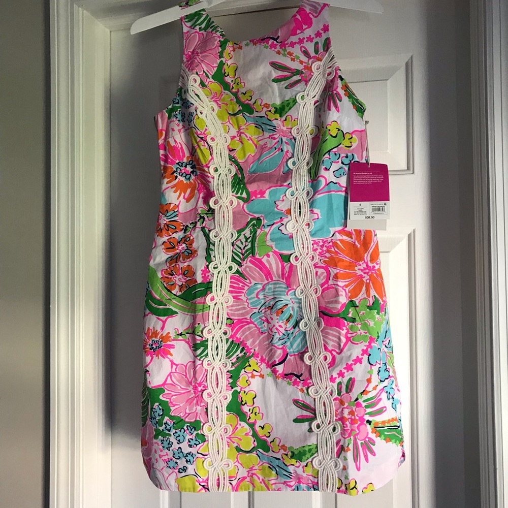 Lilly Pulitzer Nosey Posey Shift Dress sz. 6